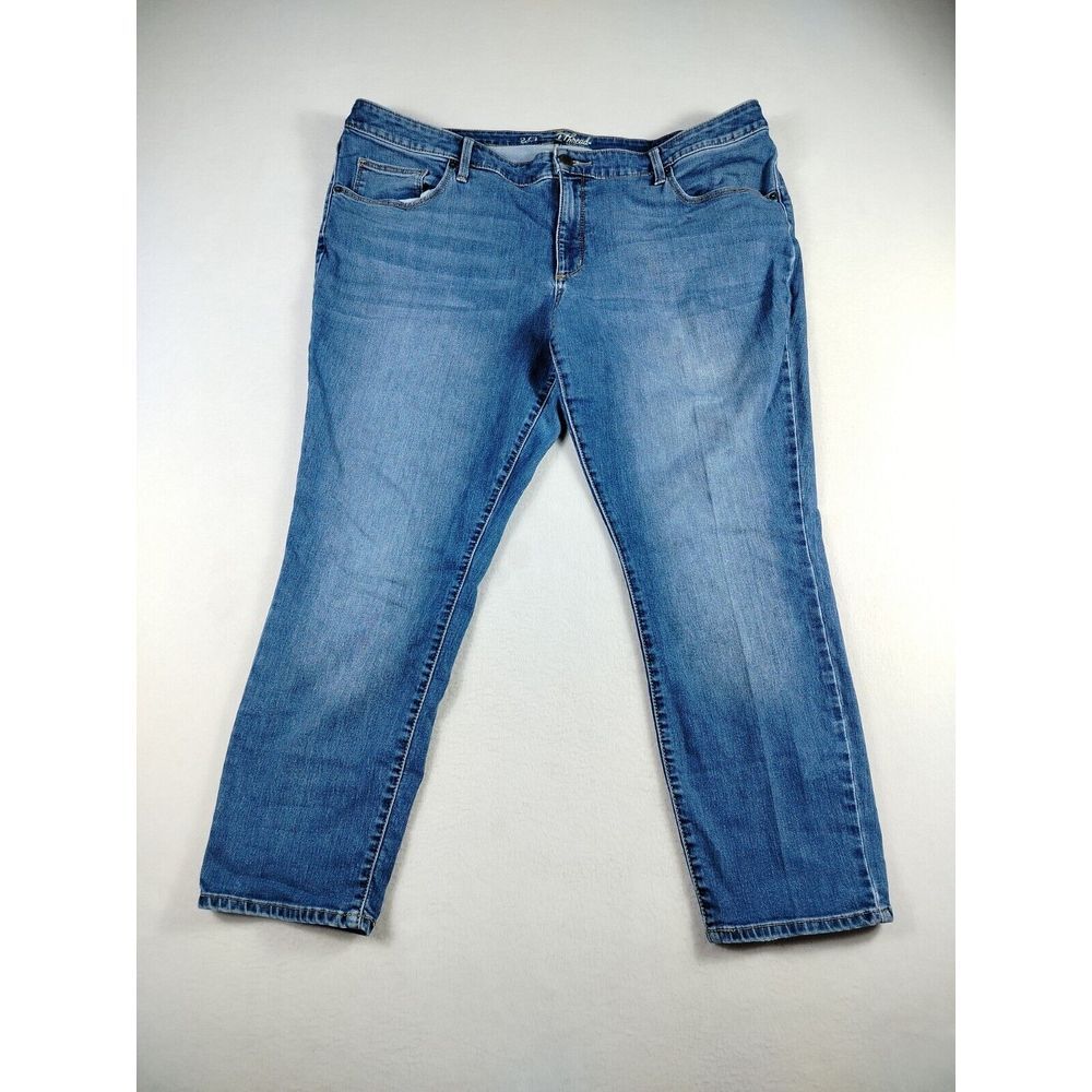 Universal Thread Jeans Women's 22 Blue Westerncore Cowgirlcore Country Rodeo PBR